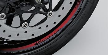 HAYABUSA RIM DECAL (RED)